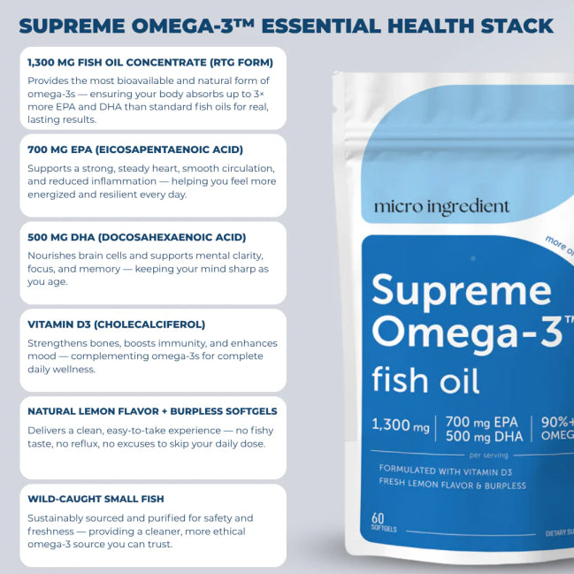 Supreme Omega-3 Fish Oil
